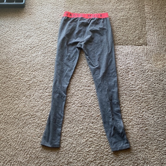 Under Armour Gray and Hot Pink Leggins - Picture 3 of 3